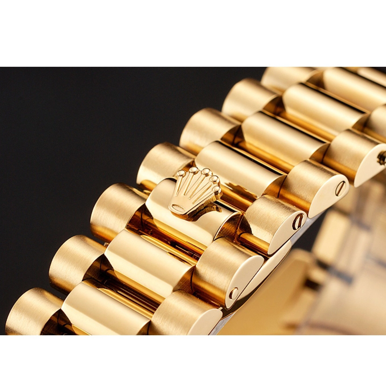 Best AAA Replica Sites 1454100 Champagne And Bracelet Swiss Rubies Dial Day-Date Diamonds Rolex Gold 0622